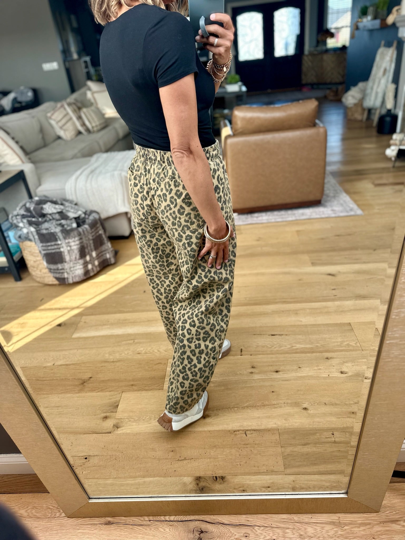Wild At Heart Leopard Print Pants-Blu Pepper-Anna Kaytes Boutique, Women's Fashion Boutique in Grinnell, Iowa