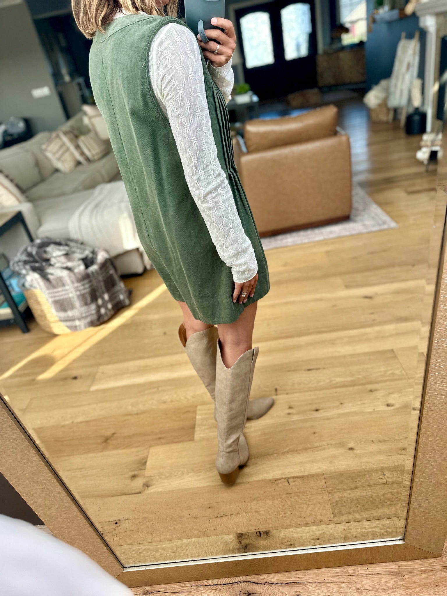 Start With Fall Tie-Front Romper-Wishlist-Anna Kaytes Boutique, Women's Fashion Boutique in Grinnell, Iowa