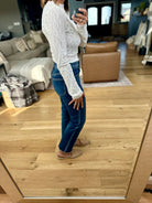 Whispered Grace Textured Long Sleeve-Dari & Dani-Anna Kaytes Boutique, Women's Fashion Boutique in Grinnell, Iowa