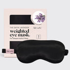 The Lavender Weighted Satin Eye Mask-Hair Accessories-KITSCH-Anna Kaytes Boutique, Women's Fashion Boutique in Grinnell, Iowa