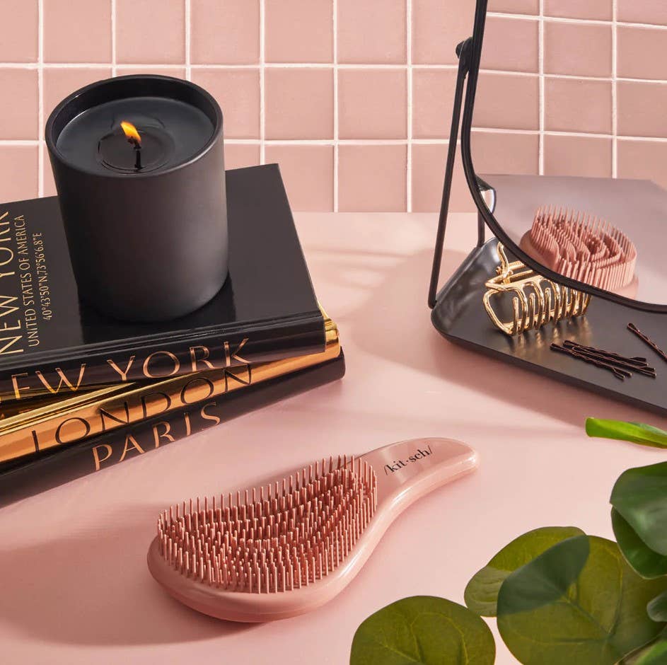 Detangling Brush - Terracotta-KITSCH-Anna Kaytes Boutique, Women's Fashion Boutique in Grinnell, Iowa