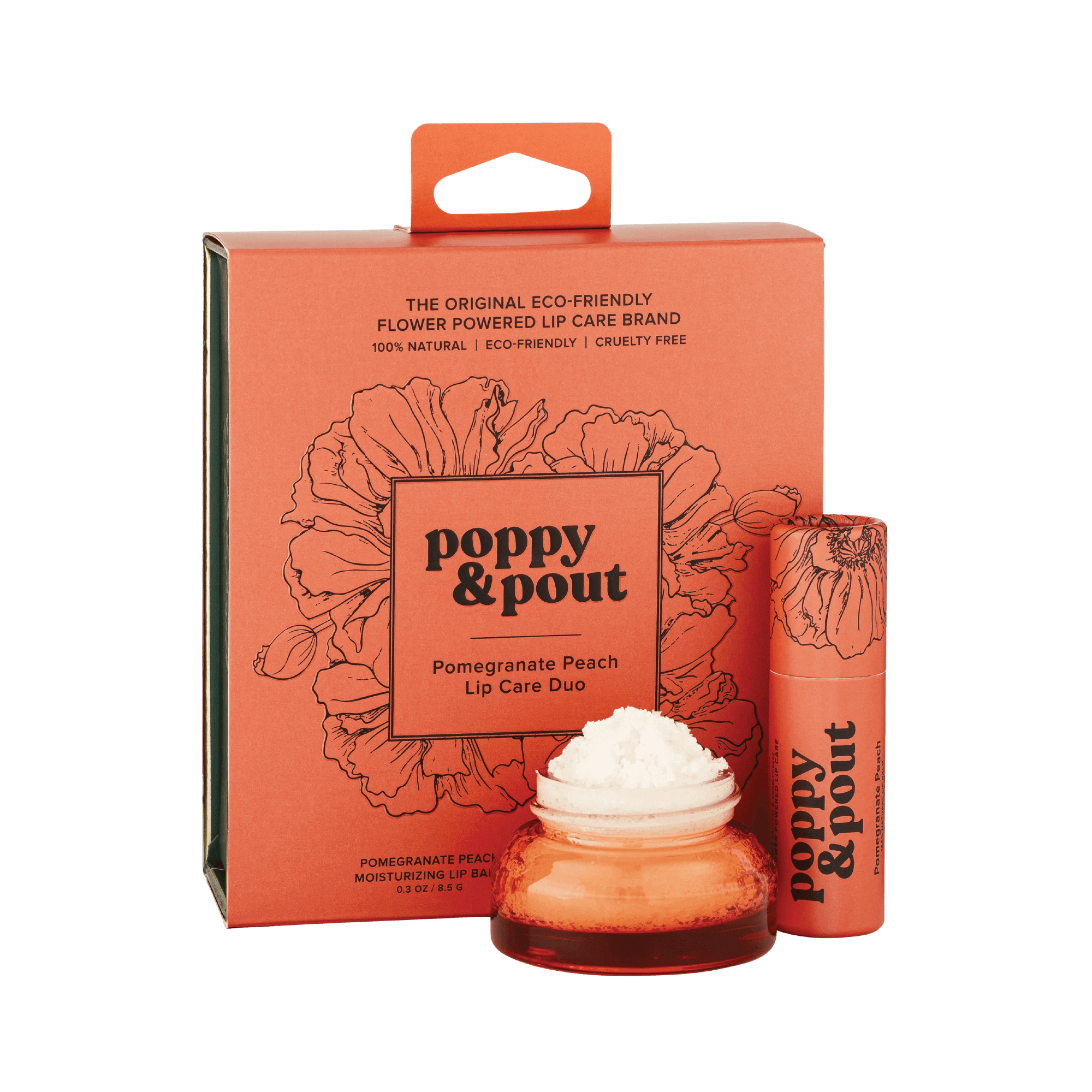 Lip Care Duo, Pomegranate Peach-Hair Accessories-Poppy & Pout-Anna Kaytes Boutique, Women's Fashion Boutique in Grinnell, Iowa