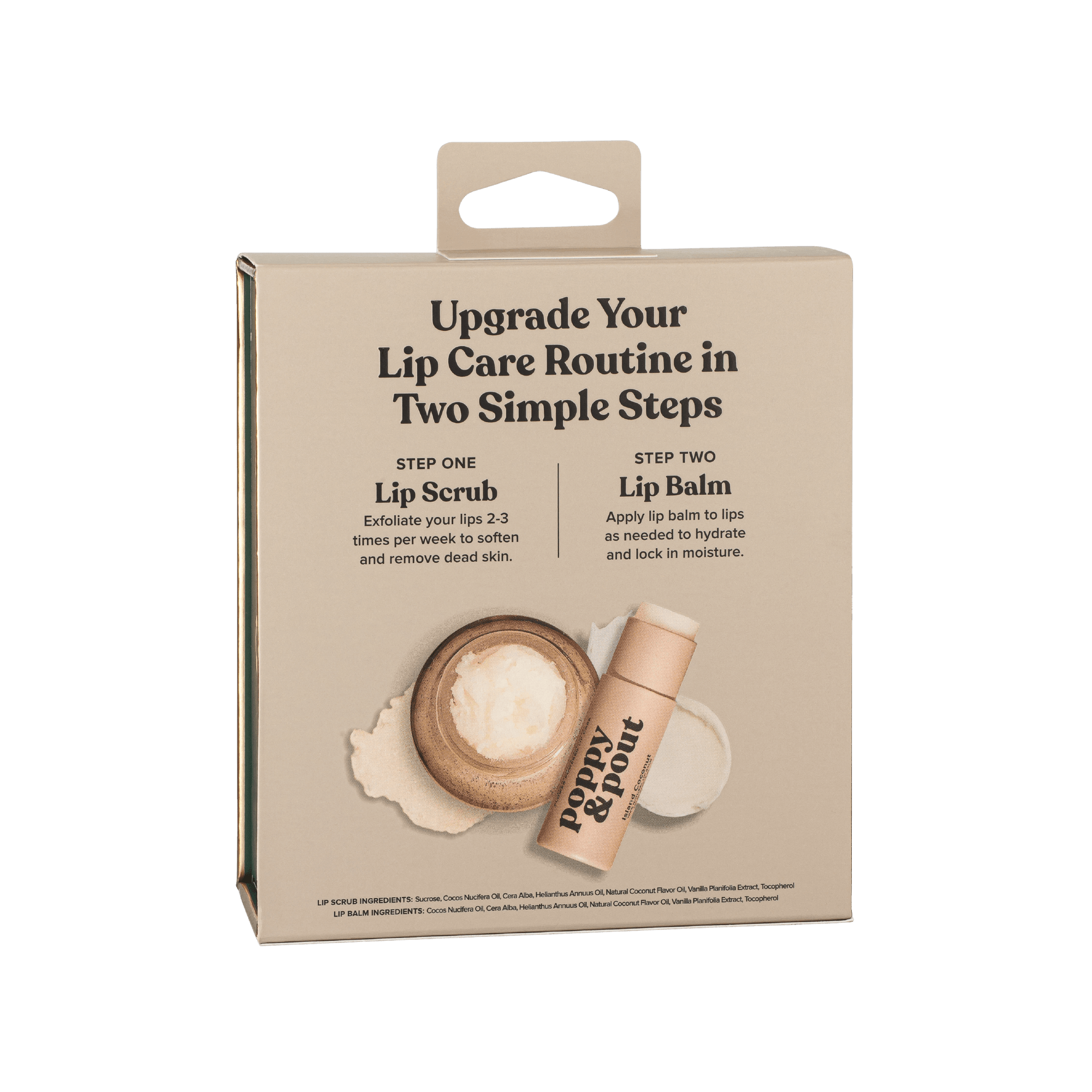 Lip Care Duo, Island Coconut-Hair Accessories-Poppy & Pout-Anna Kaytes Boutique, Women's Fashion Boutique in Grinnell, Iowa