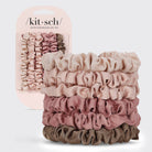 Ultra Petite Satin Scrunchies 6pc - Terracotta-KITSCH-Anna Kaytes Boutique, Women's Fashion Boutique in Grinnell, Iowa