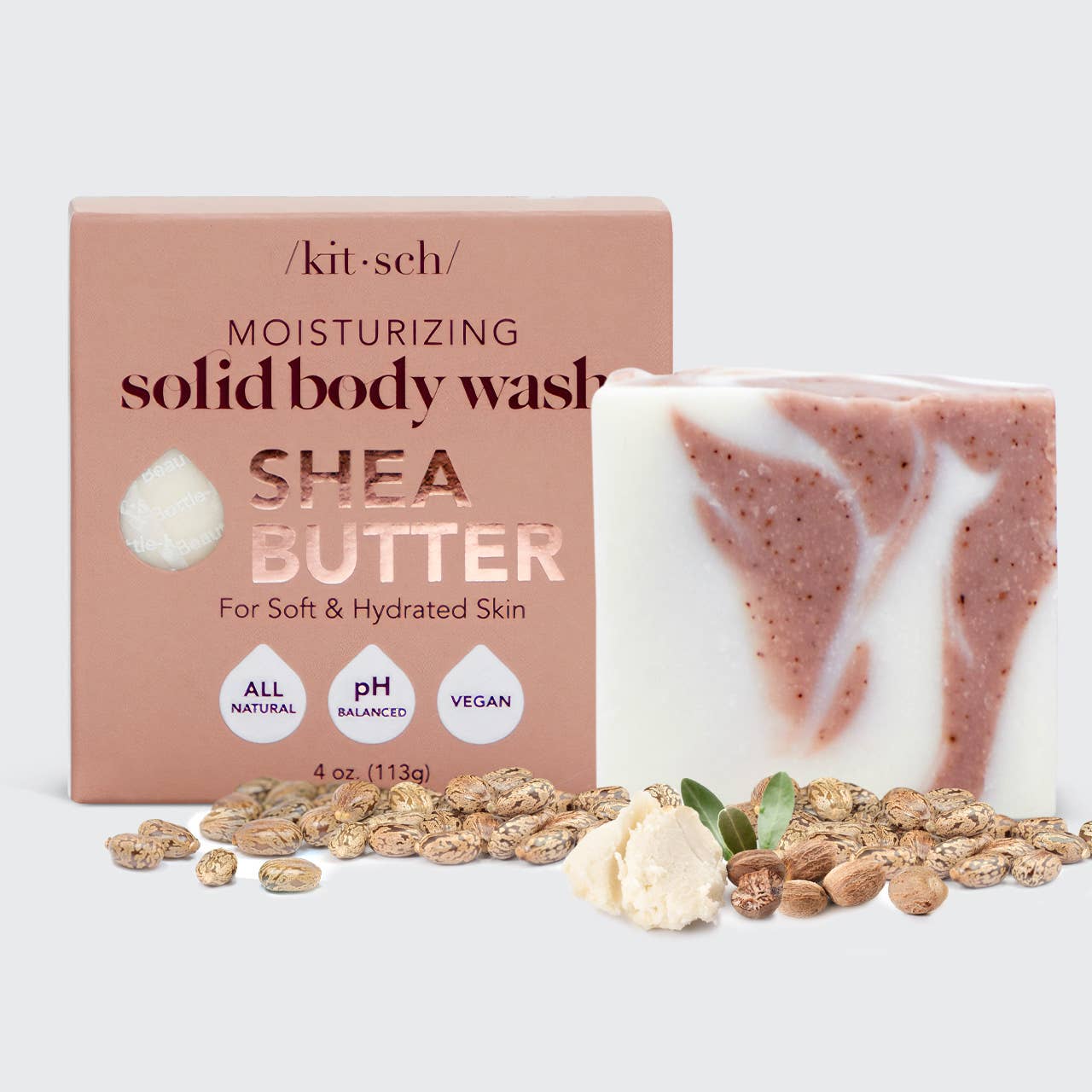 Shea Butter Solid Body Wash Bar-Hair Accessories-KITSCH-Anna Kaytes Boutique, Women's Fashion Boutique in Grinnell, Iowa