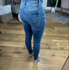 My Best Fit High Rise Skinny Ankle Jean-Jeans-Eunina E62044BUZ-Anna Kaytes Boutique, Women's Fashion Boutique in Grinnell, Iowa