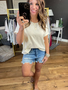 The Taylor Boxy Crop Crew Tee - Multiple Options-Short Sleeves-Wasabi & Mint WMT2538-Anna Kaytes Boutique, Women's Fashion Boutique in Grinnell, Iowa