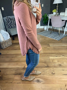 Above All Else Lightweight Longsleeve Sweater With Scoop Hem Detail - Multiple Options-Sweaters-First Love T3414-Anna Kaytes Boutique, Women's Fashion Boutique in Grinnell, Iowa