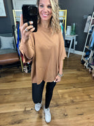 The Haiden Raw Hem Oversized Tee - Multiple Options-Short Sleeves-Zenana IT-39022-Anna Kaytes Boutique, Women's Fashion Boutique in Grinnell, Iowa