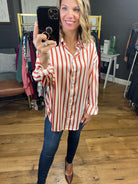 Great Idea Striped Button-Down Top - Multiple Options-Long Sleeves-Vine & Love VT81315-Anna Kaytes Boutique, Women's Fashion Boutique in Grinnell, Iowa