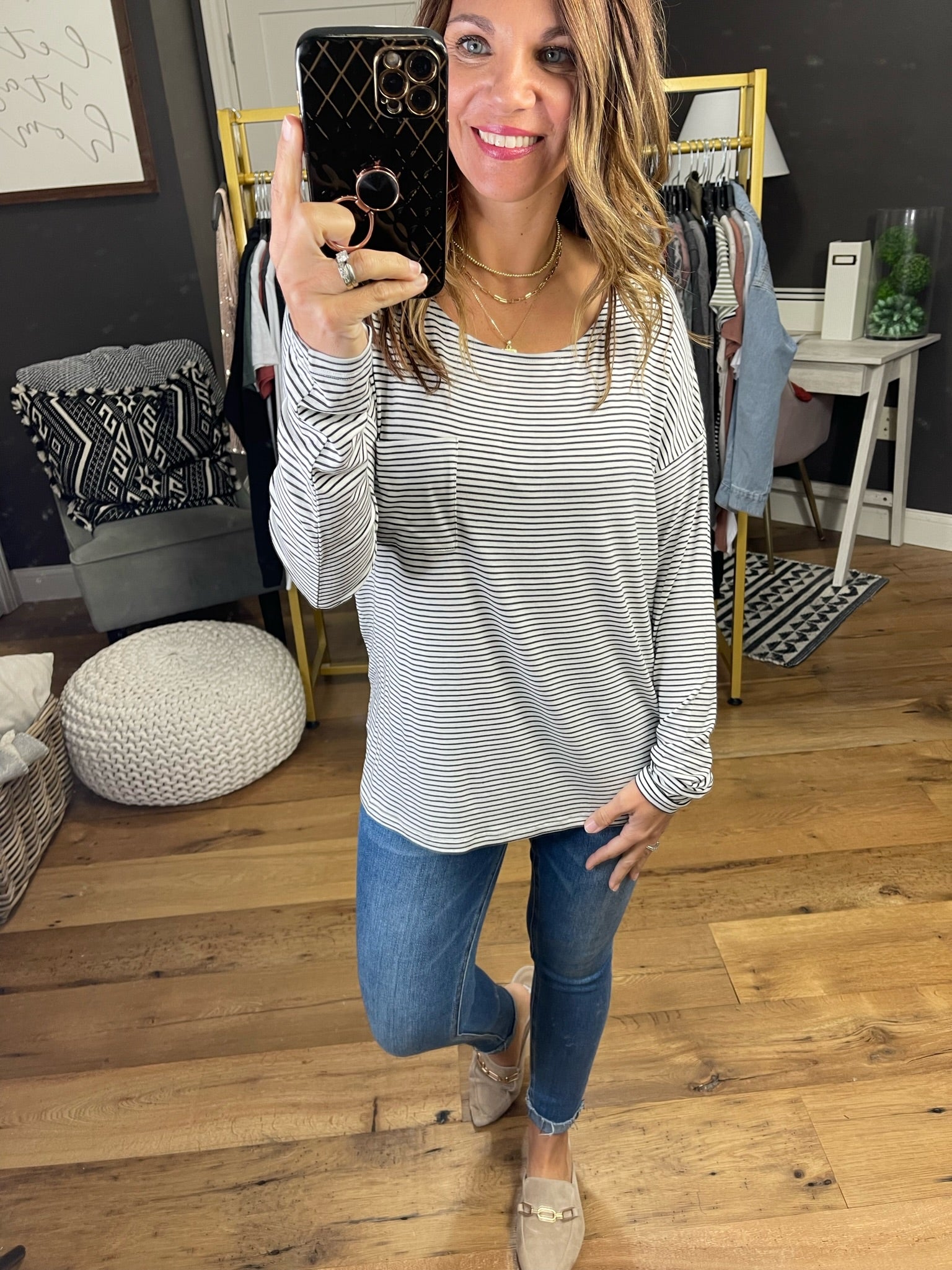 The Maylee Wide-Neck Longsleeve - Multiple Options-Long Sleeves-Double Zero DZ21G046-Anna Kaytes Boutique, Women's Fashion Boutique in Grinnell, Iowa