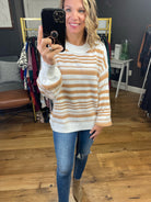 Different This Time Striped Balloon Sleeve Sweater - Multiple Options-Sweaters-Staccato 53639-Anna Kaytes Boutique, Women's Fashion Boutique in Grinnell, Iowa