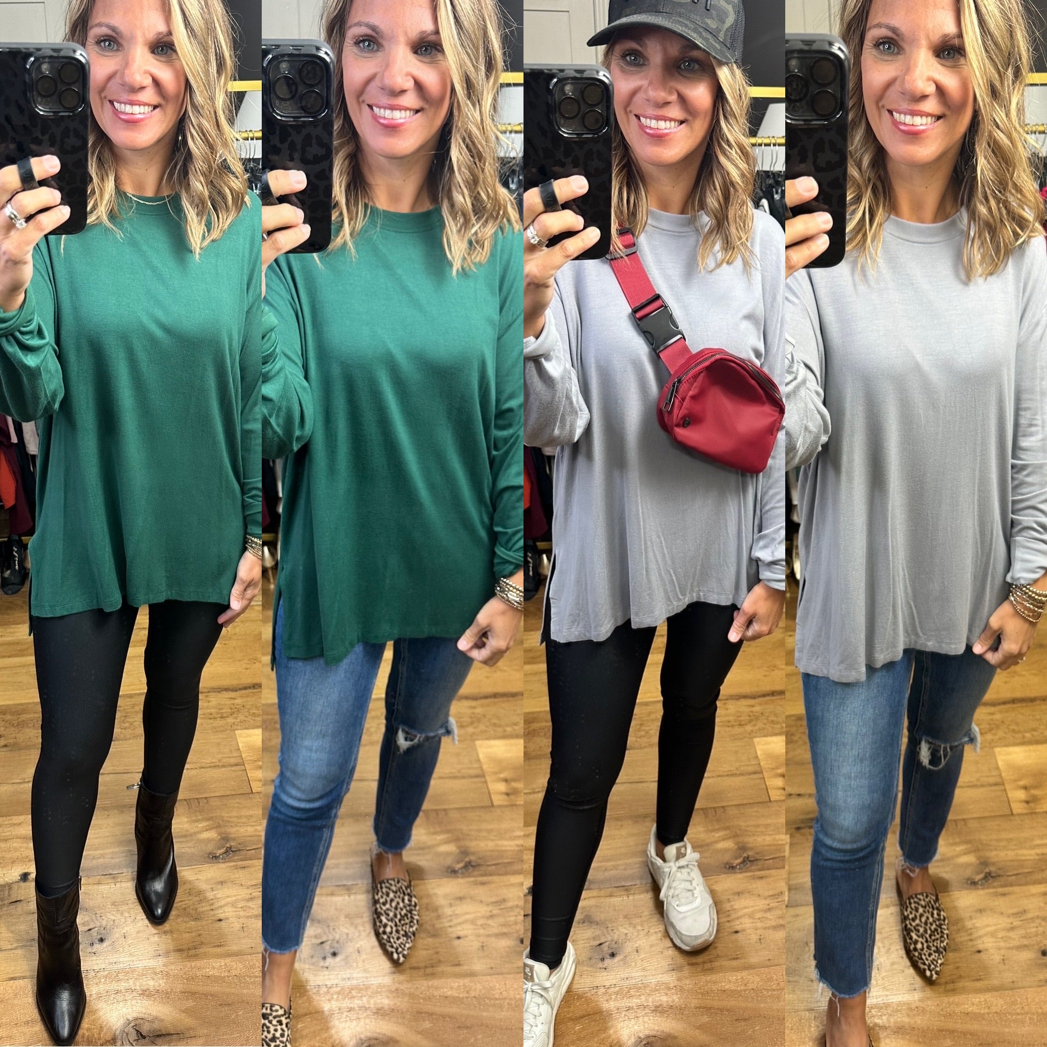 Take It Away Flowy Longsleeve Top - Multiple Options-Long Sleeves-Wishlist WL22-6673-Anna Kaytes Boutique, Women's Fashion Boutique in Grinnell, Iowa