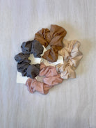 Mystery Ribbed Scrunchies-Hair Accessories-Anna Kaytes Boutique-Anna Kaytes Boutique, Women's Fashion Boutique in Grinnell, Iowa