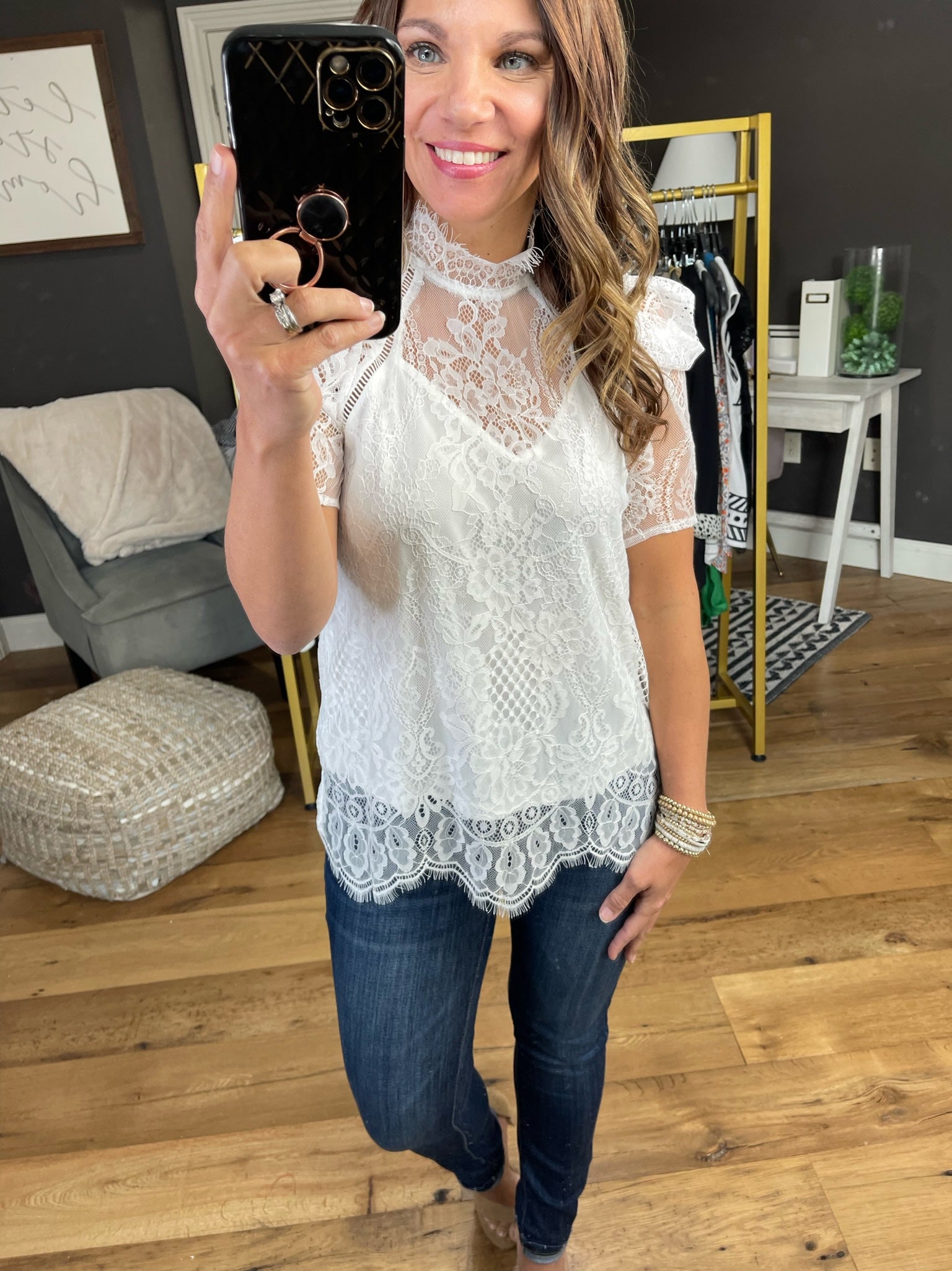 After Hours Lace Detail Top - Multiple Options-Sleeveless-Andree By Unit 18537-Anna Kaytes Boutique, Women's Fashion Boutique in Grinnell, Iowa