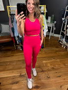 On The Bright Side Legging + Bra Matching Set - Hot-Two Piece Set-Mono B AT8098/APH 8096-Anna Kaytes Boutique, Women's Fashion Boutique in Grinnell, Iowa