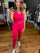 On The Bright Side Legging + Bra Matching Set - Hot-Two Piece Set-Mono B AT8098/APH 8096-Anna Kaytes Boutique, Women's Fashion Boutique in Grinnell, Iowa