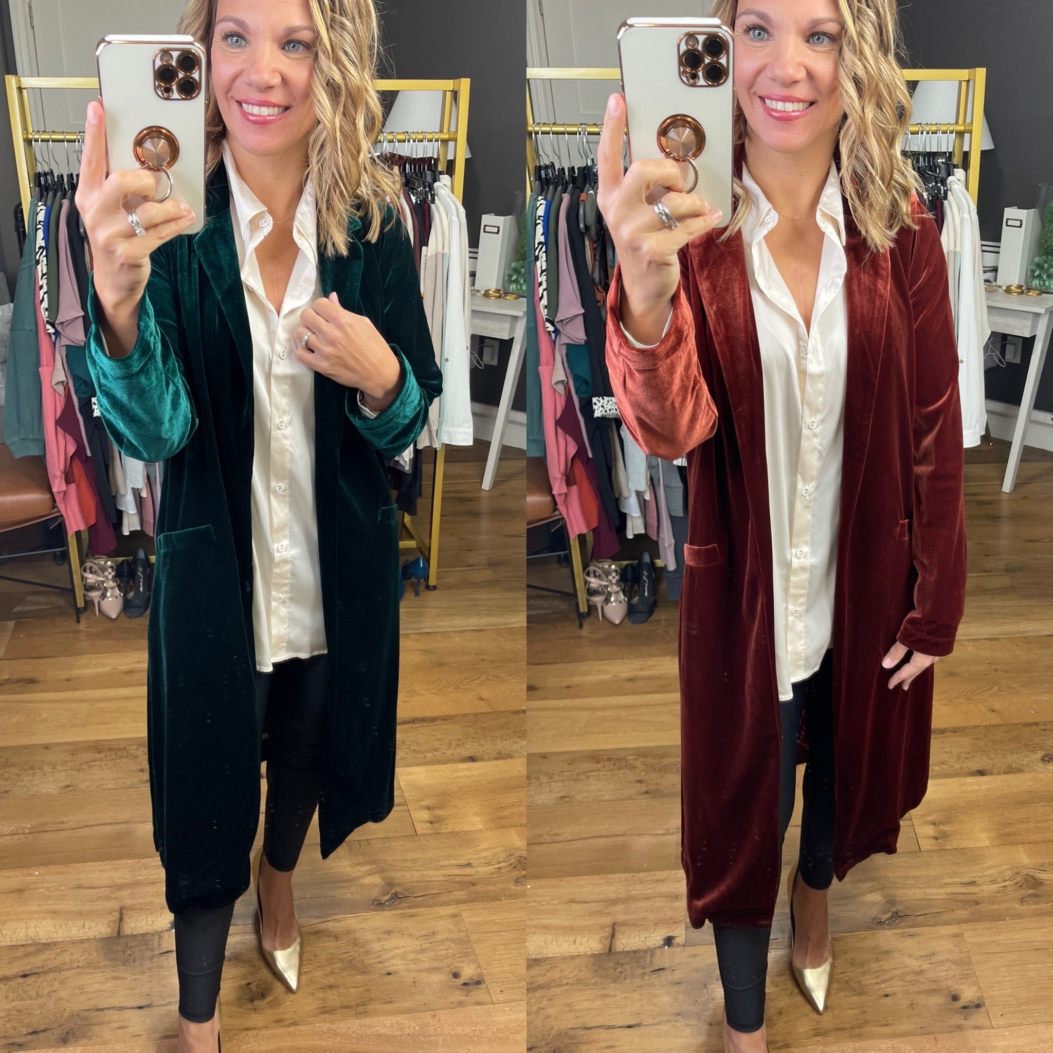 Velvet duster coat on sale uk