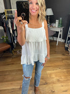 Go Along With It Tiered Top - Multiple Options-Sleeveless-Entro T17474-Anna Kaytes Boutique, Women's Fashion Boutique in Grinnell, Iowa