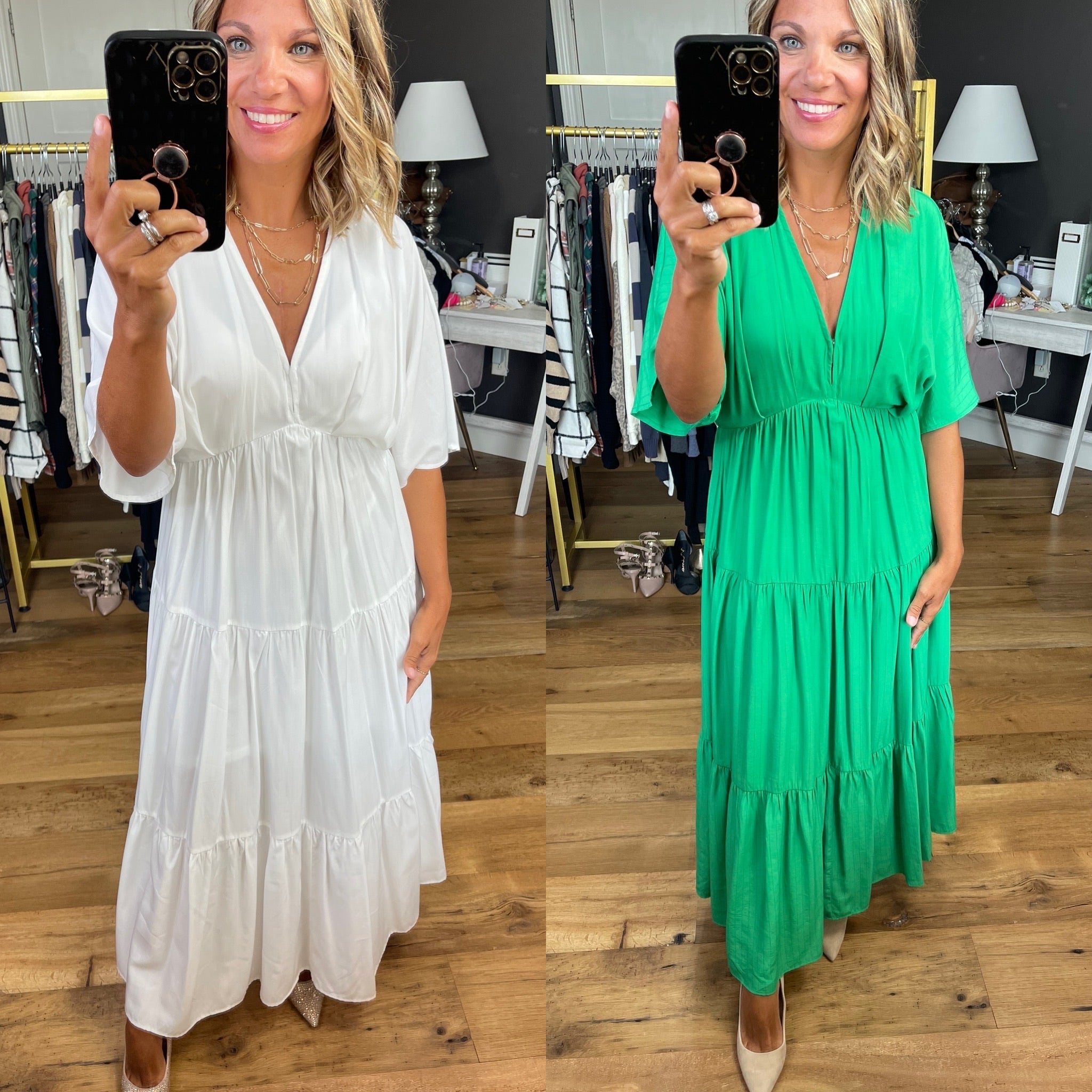 Feels Good To Love Tiered Maxi Dress - Multiple Options