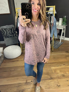 The Naomi Leopard Print Longsleeve With Side Slit Detail - Multiple Options-Long Sleeves-Be Cool B1033-Anna Kaytes Boutique, Women's Fashion Boutique in Grinnell, Iowa