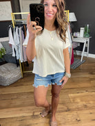 The Taylor Boxy Crop Crew Tee - Multiple Options-Short Sleeves-Wasabi & Mint WMT2538-Anna Kaytes Boutique, Women's Fashion Boutique in Grinnell, Iowa