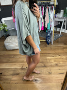 Best Response Dolman V-Neck Top - Washed Sage-Jodifl G5934-Anna Kaytes Boutique, Women's Fashion Boutique in Grinnell, Iowa