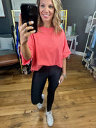 The Haiden Raw Hem Oversized Tee - Multiple Options-Short Sleeves-Zenana IT-39022-Anna Kaytes Boutique, Women's Fashion Boutique in Grinnell, Iowa