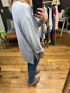 Take It Away Flowy Longsleeve Top - Multiple Options-Long Sleeves-Wishlist WL22-6673-Anna Kaytes Boutique, Women's Fashion Boutique in Grinnell, Iowa