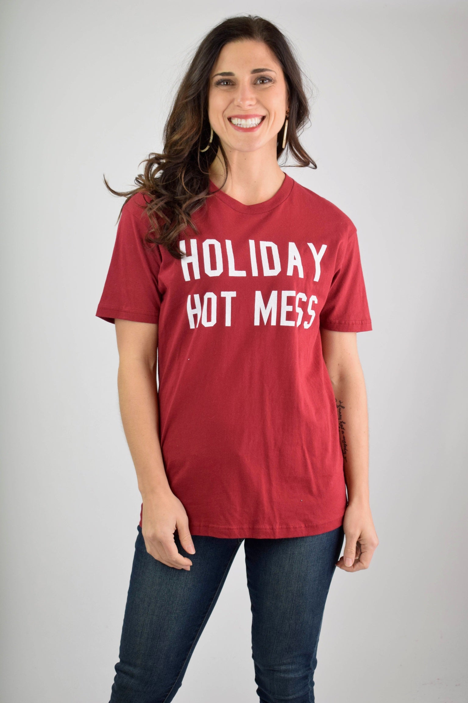 Holiday Hot Mess Graphic   Tee