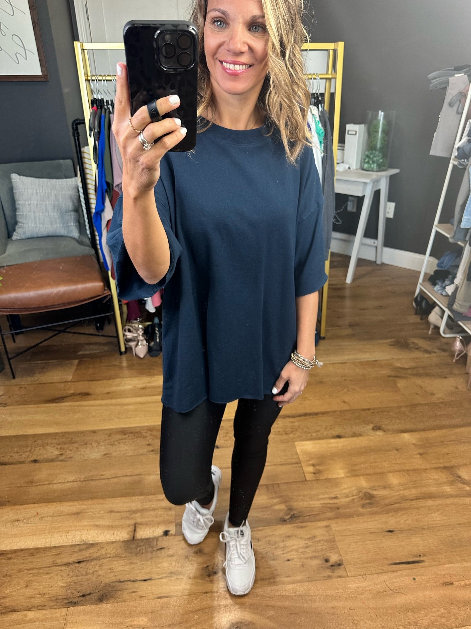 The Haiden Raw Hem Oversized Tee - Multiple Options-Short Sleeves-Zenana IT-39022-Anna Kaytes Boutique, Women's Fashion Boutique in Grinnell, Iowa