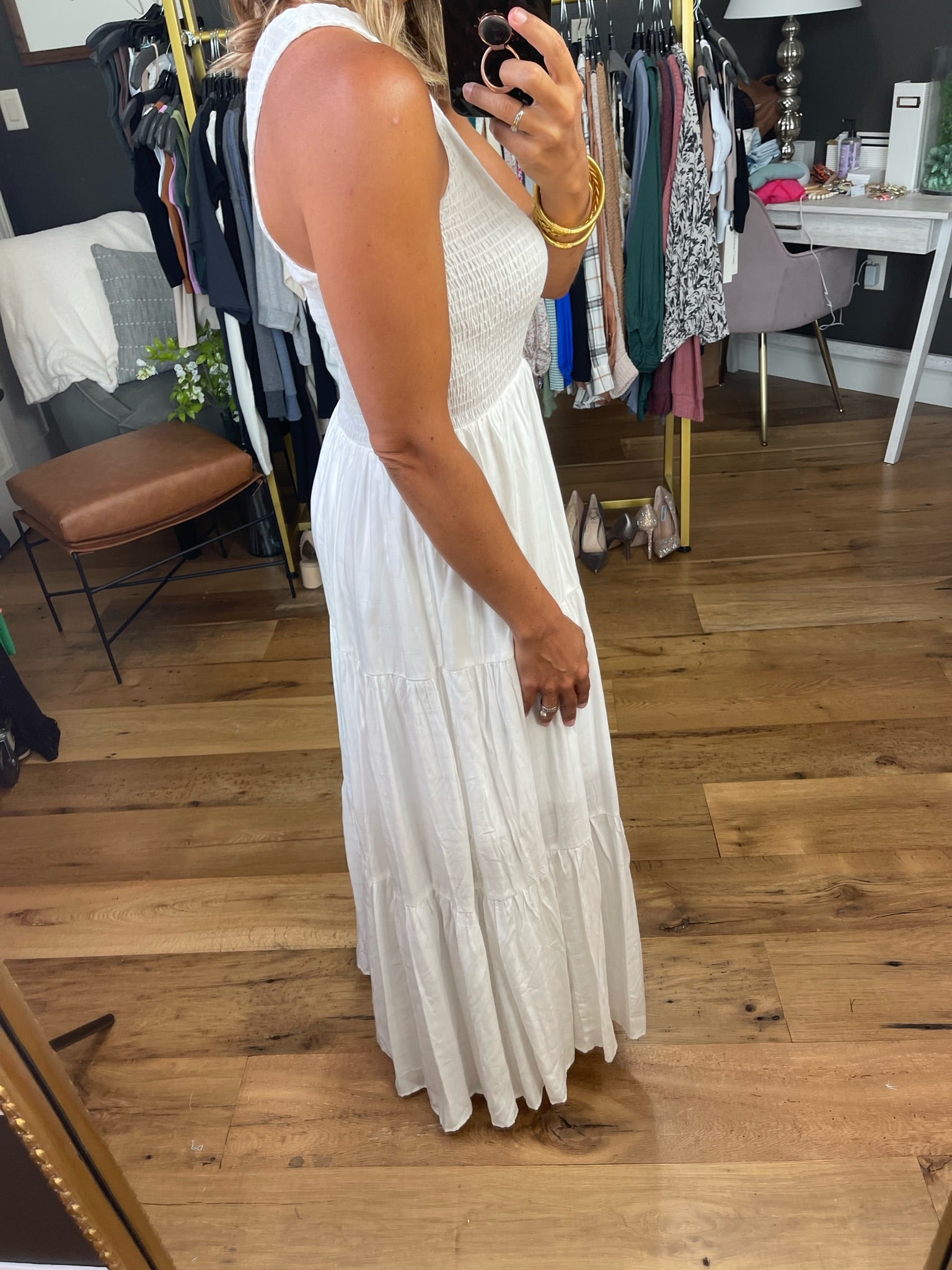 One To Remember One-Shoulder Tiered Maxi Dress - Multiple Options
