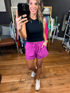 Everyday Summer Pocket Short With Elastic Waist Detail - Multiple Options-Shorts-Mono B-Anna Kaytes Boutique, Women's Fashion Boutique in Grinnell, Iowa