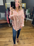 Great Idea Striped Button-Down Top - Multiple Options-Long Sleeves-Vine & Love VT81315-Anna Kaytes Boutique, Women's Fashion Boutique in Grinnell, Iowa