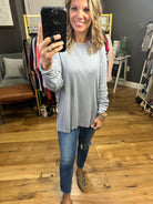 Take It Away Flowy Longsleeve Top - Multiple Options-Long Sleeves-Wishlist WL22-6673-Anna Kaytes Boutique, Women's Fashion Boutique in Grinnell, Iowa