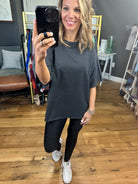 The Haiden Raw Hem Oversized Tee - Multiple Options-Short Sleeves-Zenana IT-39022-Anna Kaytes Boutique, Women's Fashion Boutique in Grinnell, Iowa