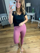 Keep Up The Pace Buttersoft Capri Legging- Multiple Options-Leggings-yelete ACT817083-Anna Kaytes Boutique, Women's Fashion Boutique in Grinnell, Iowa