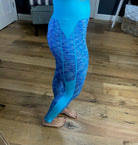 Running Away Blue Mix Leggings-Leggings-yelete ACT826003-CBL-Anna Kaytes Boutique, Women's Fashion Boutique in Grinnell, Iowa