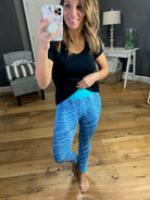 Running Away Blue Mix Leggings-Leggings-yelete ACT826003-CBL-Anna Kaytes Boutique, Women's Fashion Boutique in Grinnell, Iowa