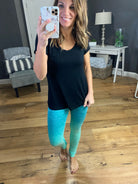 By The Bae Ombre Dip Dye High Waisted Legging with Contrast Stitching- Multiple Options-Leggings-Yelete ACT827001-Anna Kaytes Boutique, Women's Fashion Boutique in Grinnell, Iowa