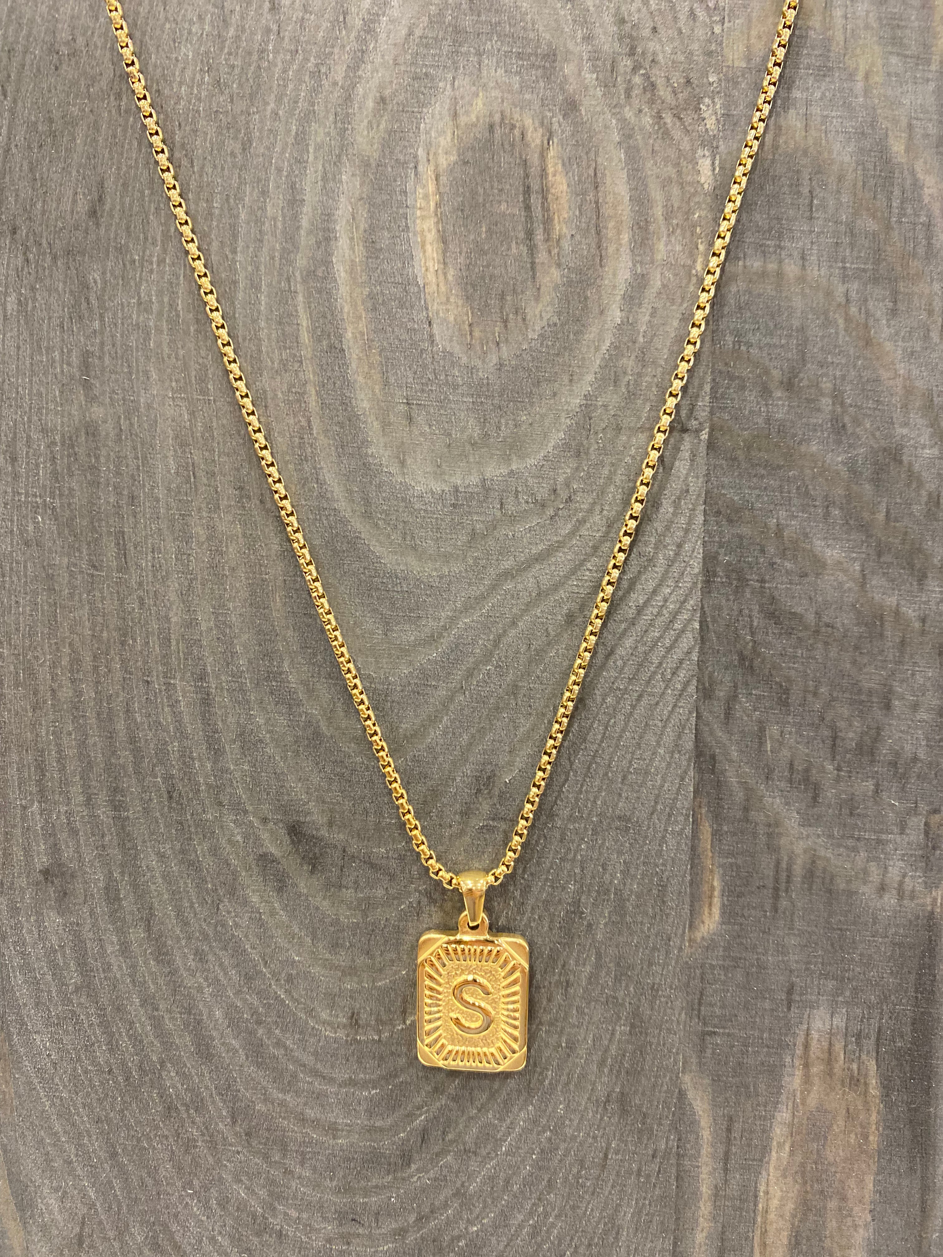 Blogger Inspired Initial Necklace- Multiple Options-Necklaces-Kaylee Lynn-Anna Kaytes Boutique, Women's Fashion Boutique in Grinnell, Iowa