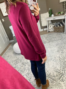 Falling For You Brushed Fleece Long Sleeve with Button Detail-Multiple Options-Long Sleeves-Bibi BT1714-03-Anna Kaytes Boutique, Women's Fashion Boutique in Grinnell, Iowa