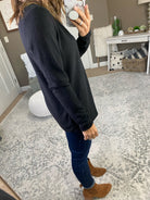 Falling For You Brushed Fleece Long Sleeve with Button Detail-Multiple Options-Long Sleeves-Bibi BT1714-03-Anna Kaytes Boutique, Women's Fashion Boutique in Grinnell, Iowa