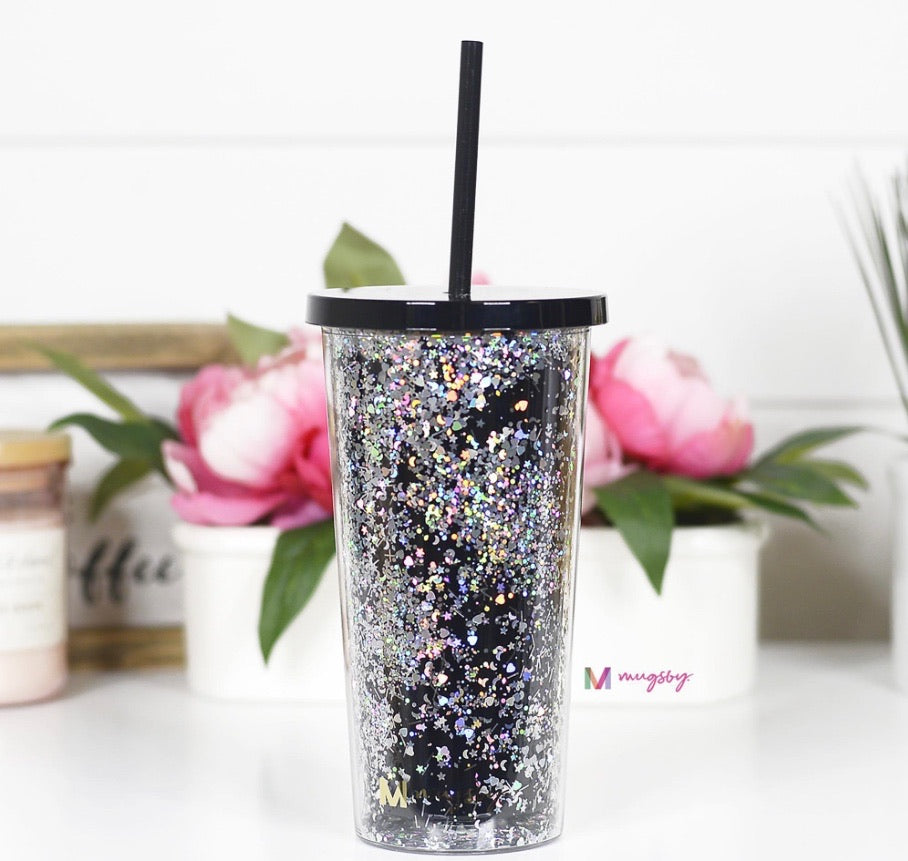 Sip Back and Relax Plastic Double Wall Tumbler with Reusable Straw- Multiple Options-Tumblers-Anna Kaytes Boutique-Anna Kaytes Boutique, Women's Fashion Boutique in Grinnell, Iowa