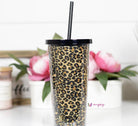 Sip Back and Relax Plastic Double Wall Tumbler with Reusable Straw- Multiple Options-Tumblers-Anna Kaytes Boutique-Anna Kaytes Boutique, Women's Fashion Boutique in Grinnell, Iowa