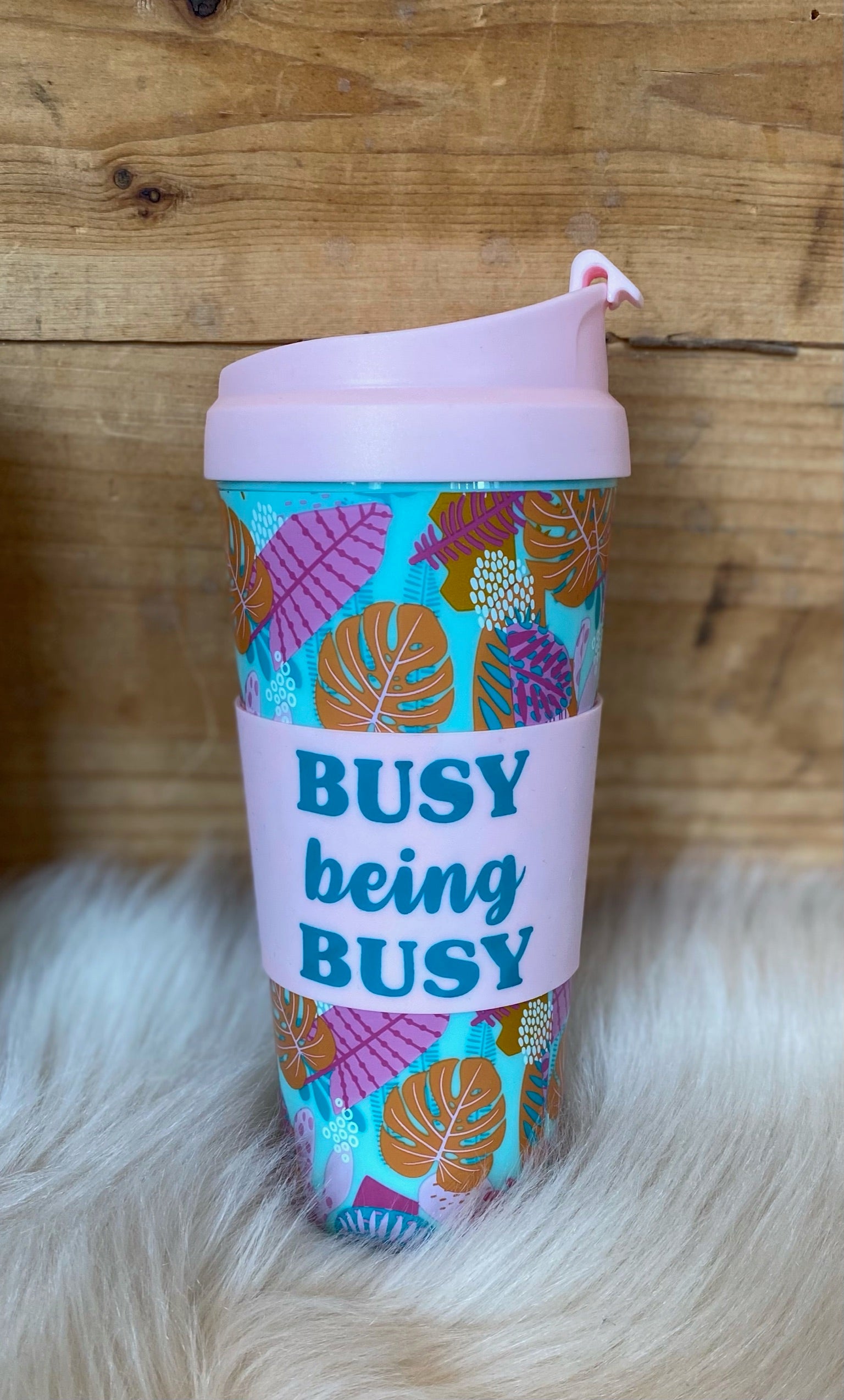 Travel Plans Floral Travel Cups--Multiple Options