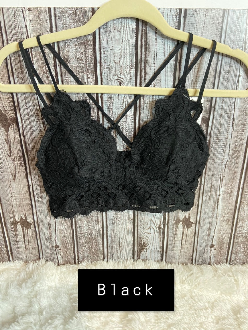 Enchanted Scalloped Bralette - Multiple Options-Bralettes-Anemone FT0918-Anna Kaytes Boutique, Women's Fashion Boutique in Grinnell, Iowa