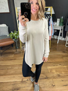 Just A Chance Scoop Hem Longsleeve Top - Multiple Options-Long Sleeves-Mono B-Anna Kaytes Boutique, Women's Fashion Boutique in Grinnell, Iowa