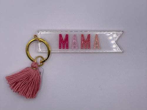 Acrylic Key Tag- Mama
