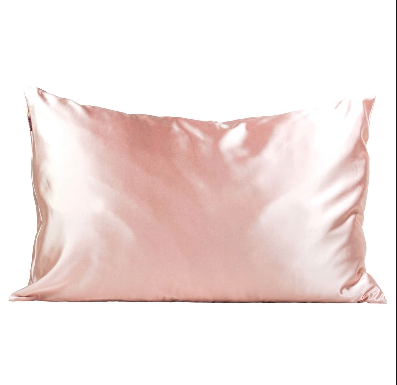 Kitsch Blush Satin Pillowcase- Standard-Pillowcases-Kitsch-Anna Kaytes Boutique, Women's Fashion Boutique in Grinnell, Iowa